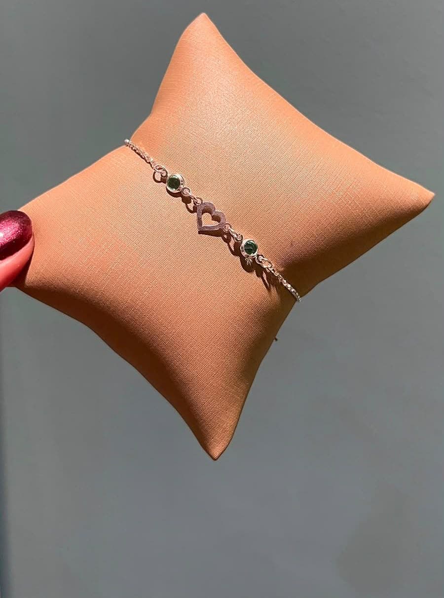 Pulseira ponto de luz verde