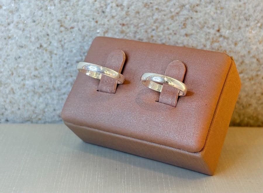 Aliança boleada 3mm